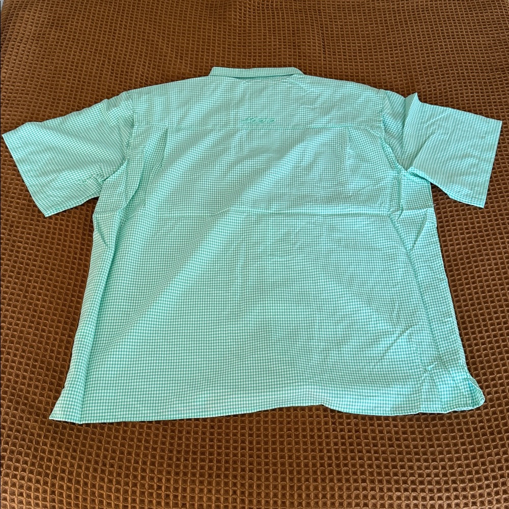 Mojo Sportswear Company Mint Green Button Down Short Sleeve Shirt Men’s X Large - Picture 6 of 10